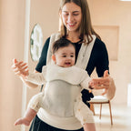 MerryTune Double-Care Newborn Baby Carrier - 3D AirMesh Breathability, Parent & Baby Friendly Design