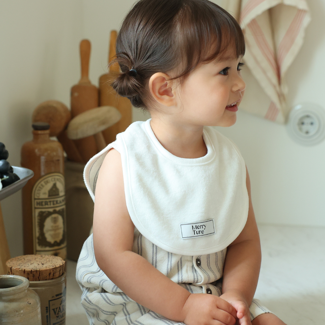 MerryTune Essential Light Baby Drool Bibs, Light Weight, Soft Touch and Absorbent Fabric with Modal