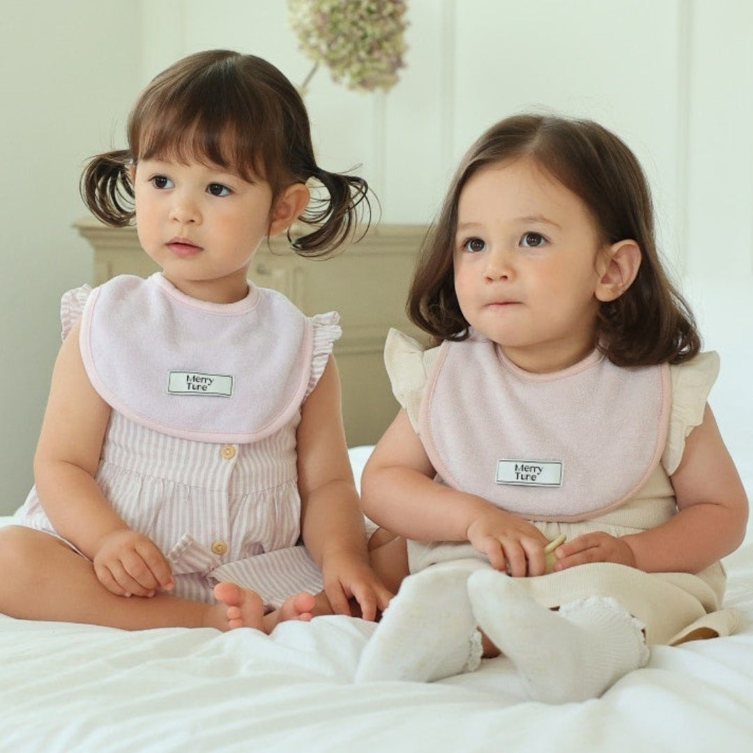 MerryTune Essential Light Baby Drool Bibs, Light Weight, Soft Touch and Absorbent Fabric with Modal