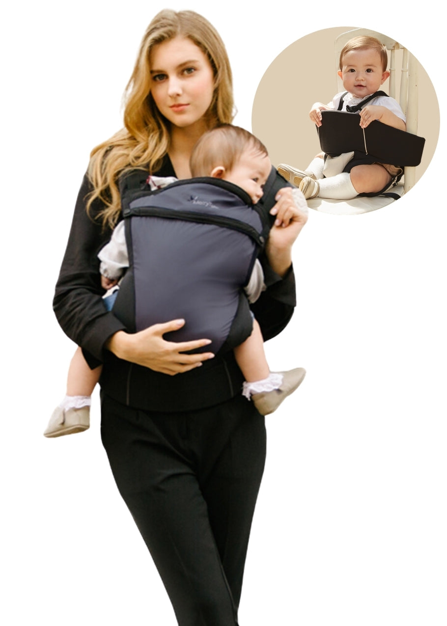 MerryTune Ultimate Baby Carrier with Potable Harness Seat - All Season