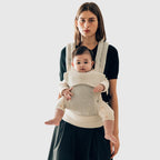 MerryTune Double-Care Newborn Baby Carrier - 3D AirMesh Breathability, Parent & Baby Friendly Design